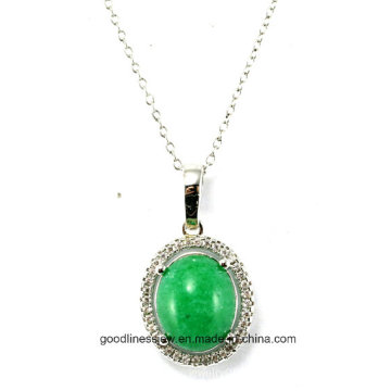 Good Quality and Wholesale Hand Carved 925 Silver Round Pendant P4969g